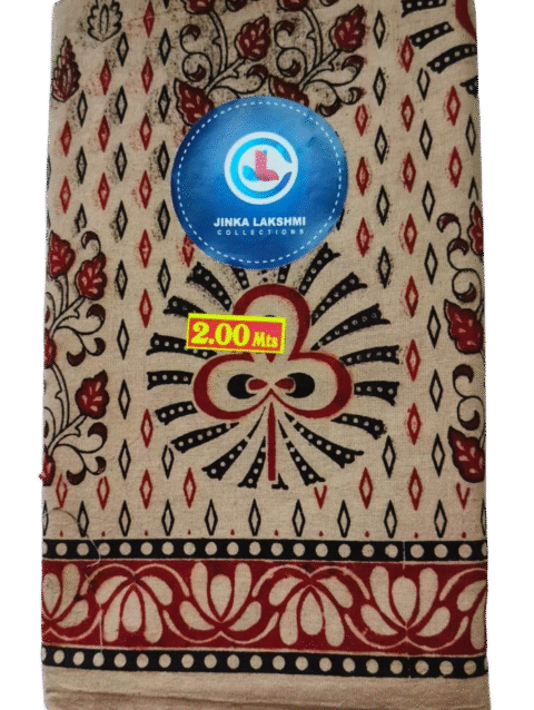 Kalamkari Cotton Lungi 2 Meters