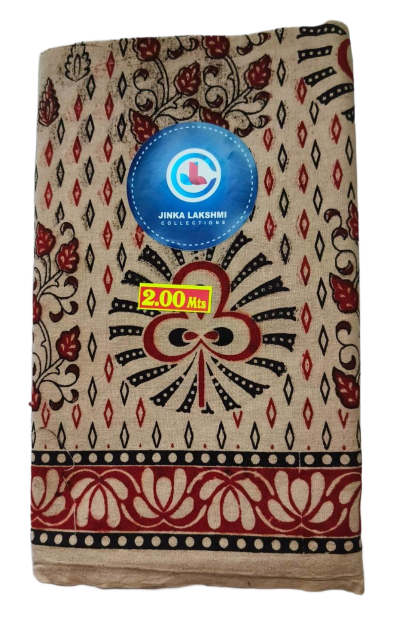 Kalamkari Cotton Lungi 2 Meters