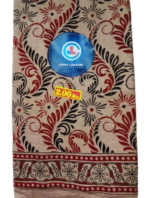Kalamkari Cotton Lungi 2 Meters