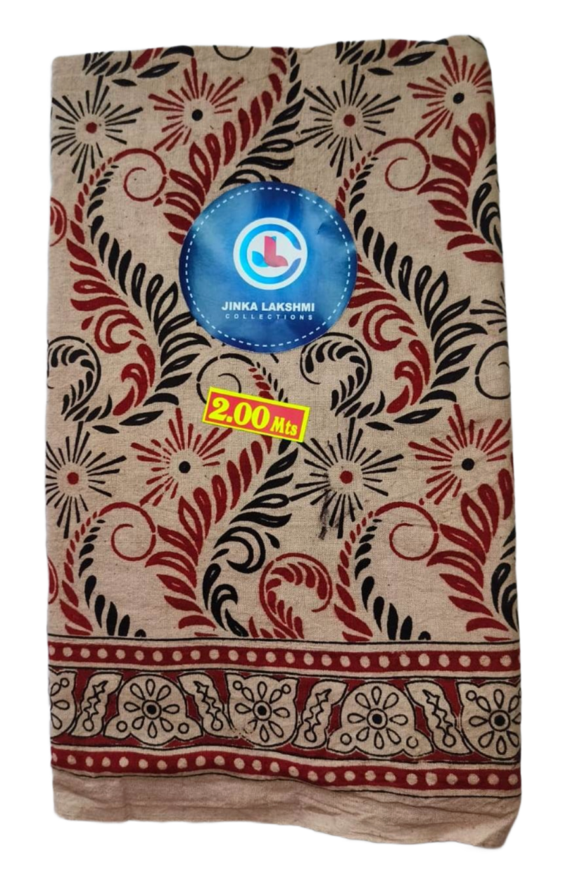 Kalamkari Cotton Lungi 2 Meters