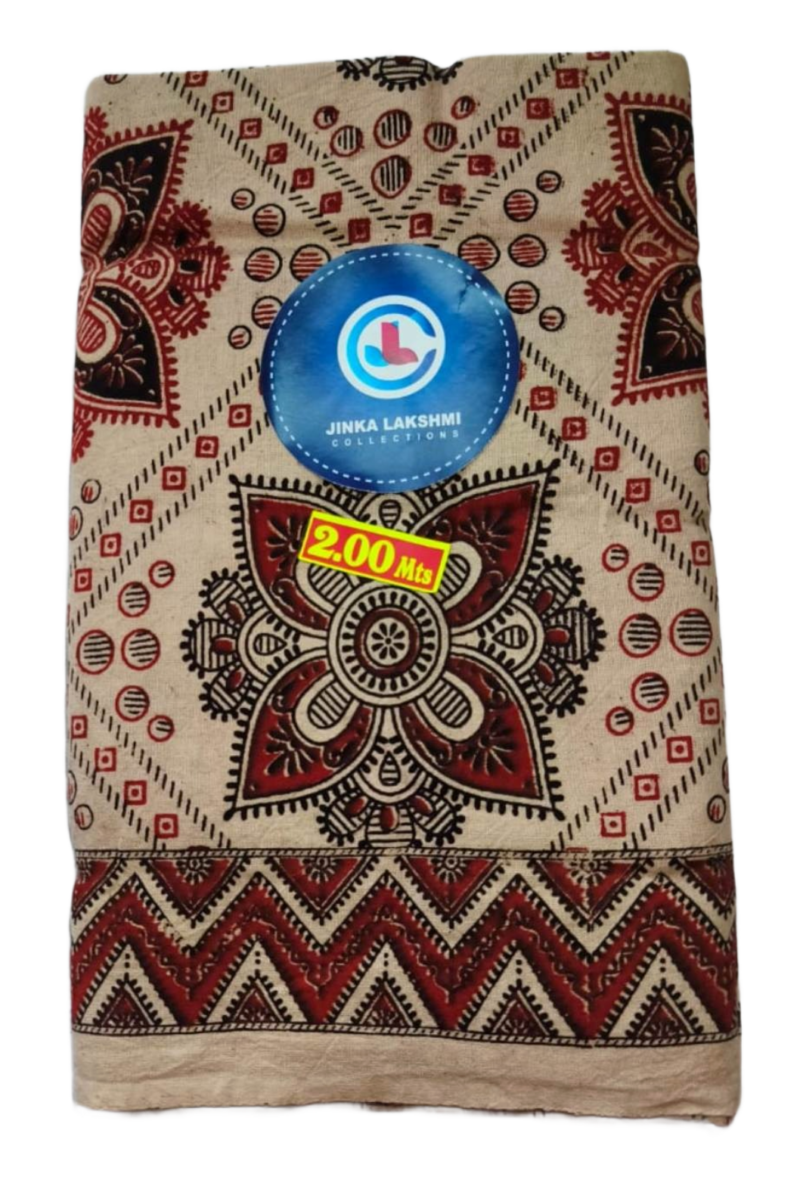 Kalamkari Cotton Lungi 2 Meters