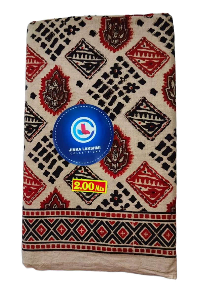 Kalamkari Cotton Lungi 2 Meters