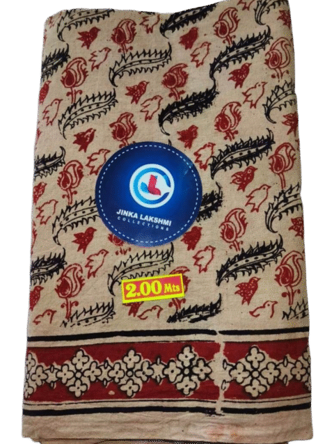 Kalamkari Cotton Lungi 2 Meters