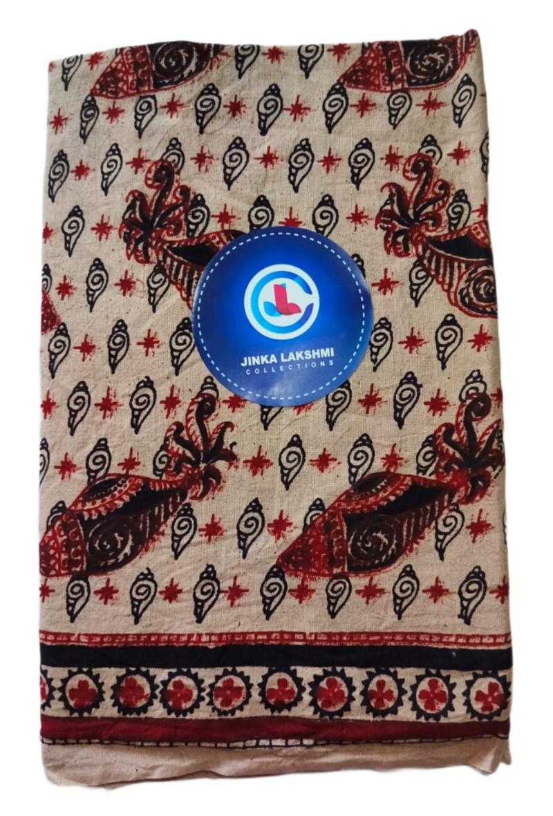Kalamkari Cotton Lungi 2.25 Meters