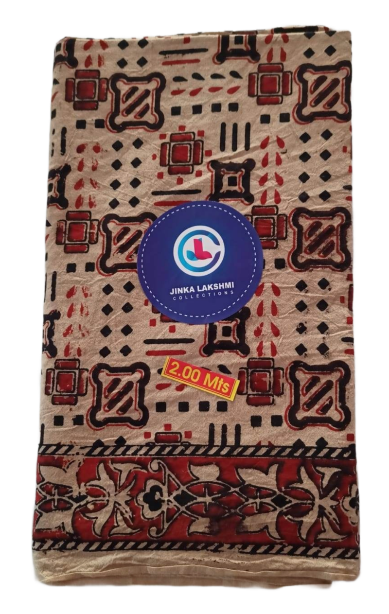 Kalamkari Cotton Lungi 2 Meters