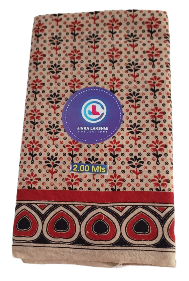 Kalamkari Cotton Lungi 2 Meters