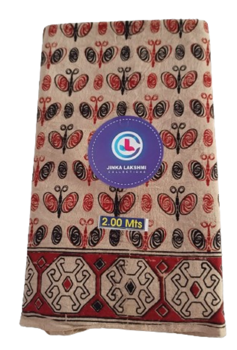 Kalamkari Cotton Lungi 2 Meters