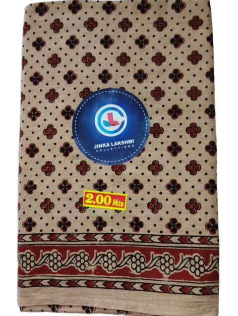 Kalamkari Cotton Lungi 2 Meters