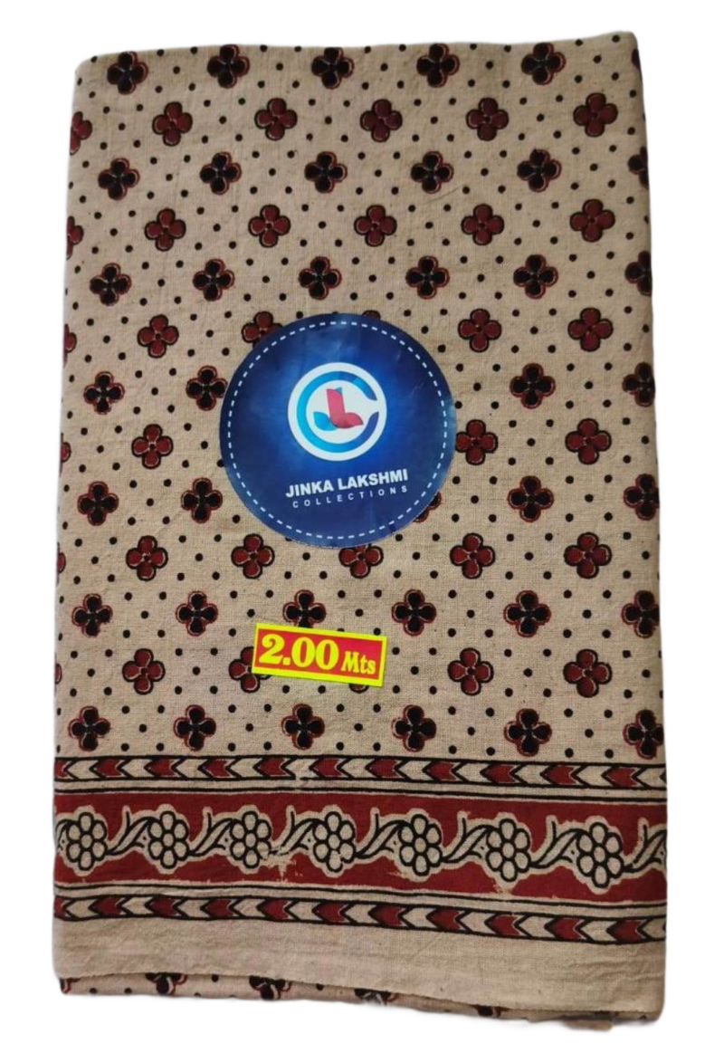 Kalamkari Cotton Lungi 2 Meters