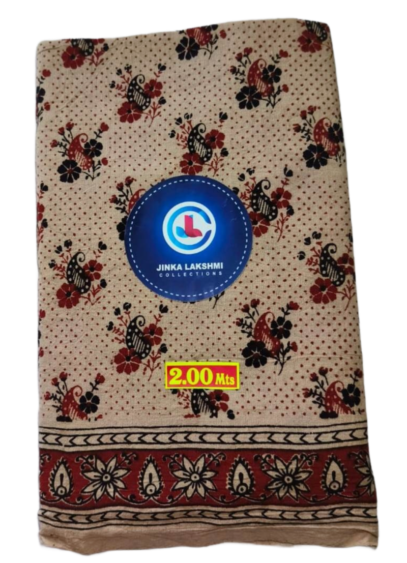 Kalamkari Cotton Lungi 2 Meters