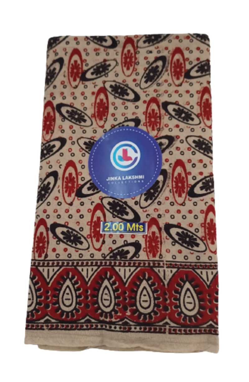 Kalamkari Cotton Lungi 2 Meters