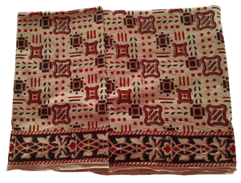 Kalamkari Cotton Lungi 2.25 Meters