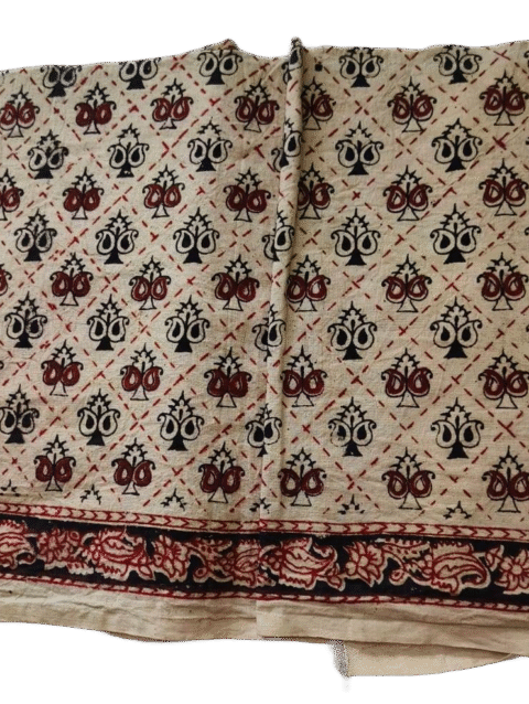 Kalamkari Cotton Lungi 2.25 Meters