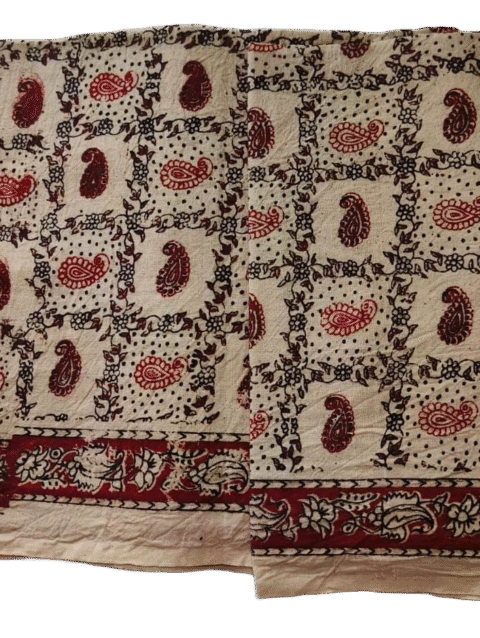 Kalamkari Cotton Lungi 2.25 Meters