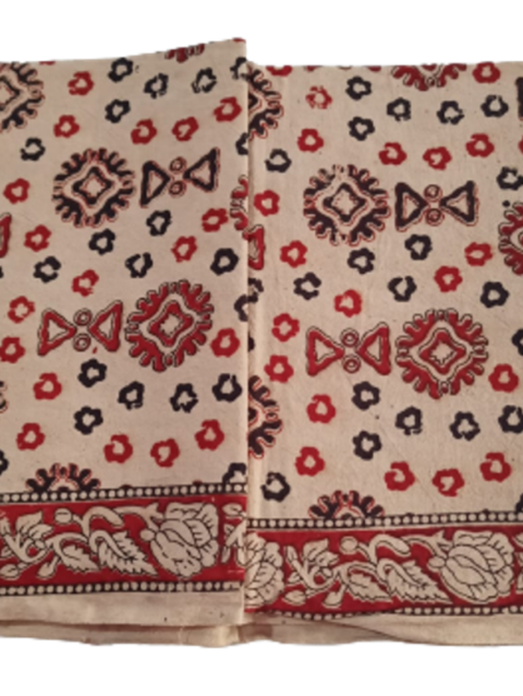 Kalamkari Cotton Lungi 2.25 Meters