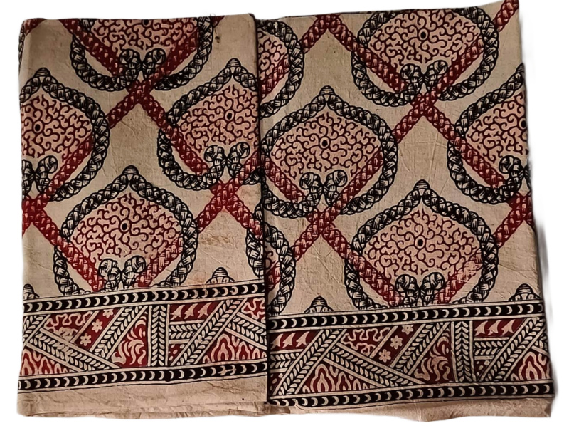Kalamkari Cotton Lungi 2.25 Meters