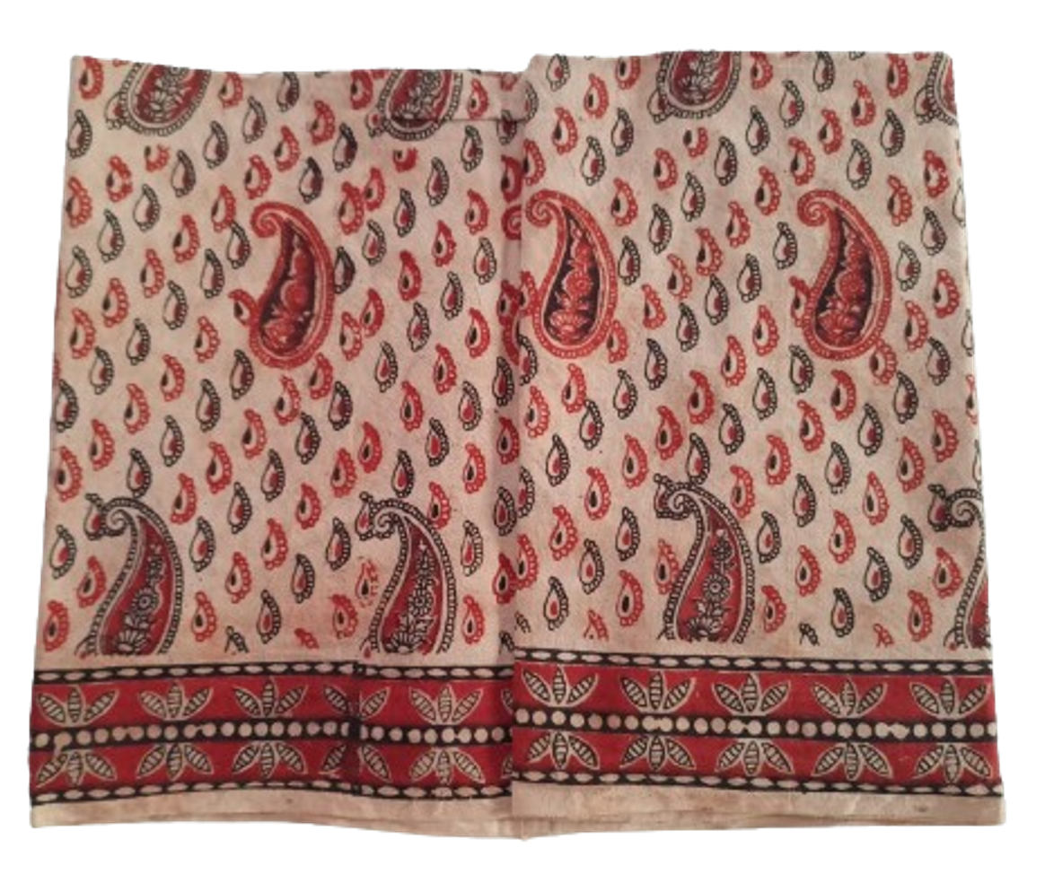 Kalamkari Cotton Lungi 2.25 Meters