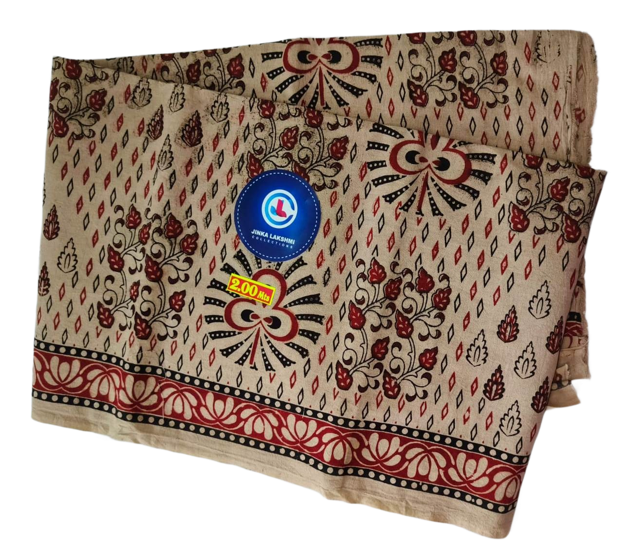 Kalamkari Cotton Lungi 2 Meters