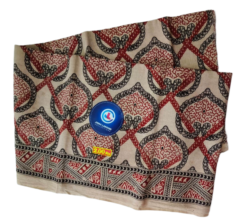 Kalamkari Cotton Lungi 2 Meters