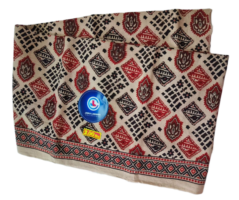 Kalamkari Cotton Lungi 2 Meters
