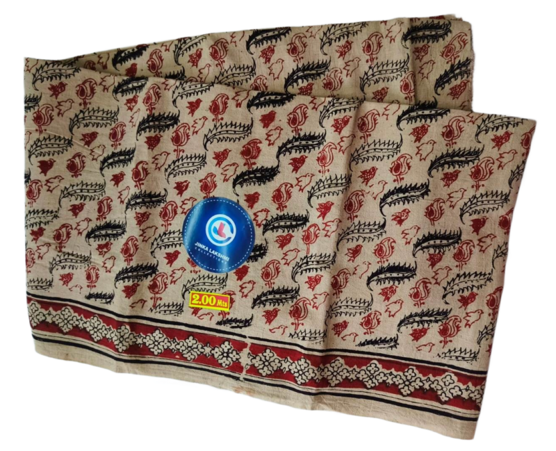 Kalamkari Cotton Lungi 2 Meters