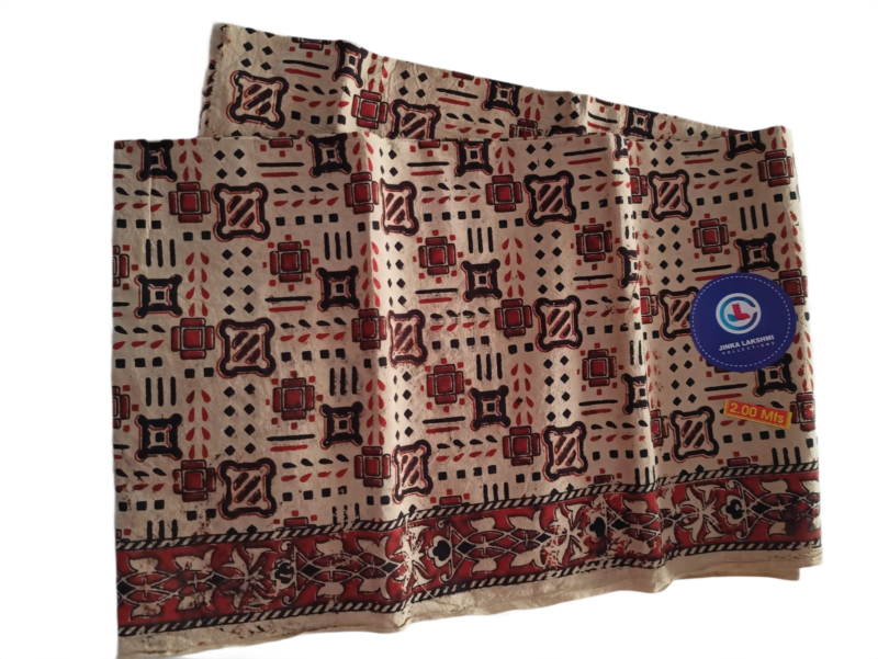 Kalamkari Cotton Lungi 2 Meters