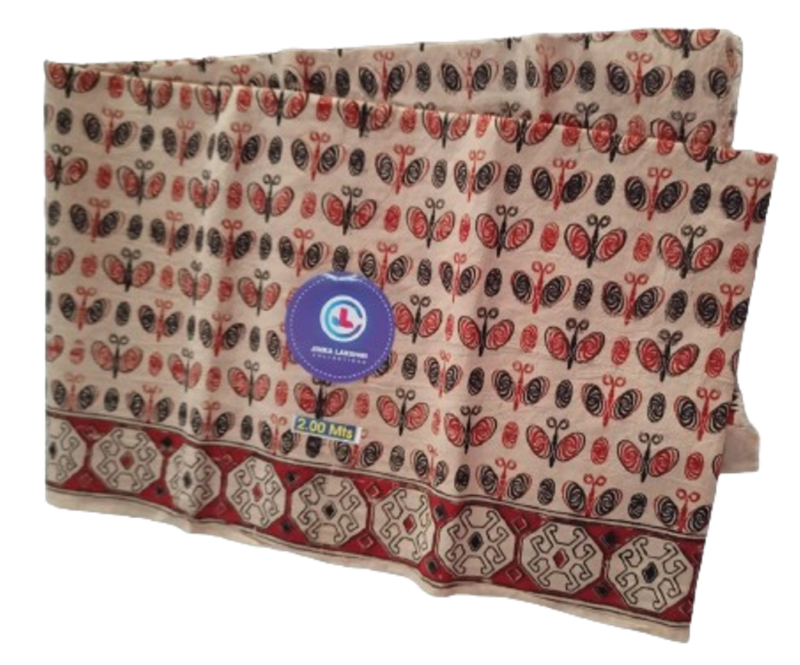 Kalamkari Cotton Lungi 2 Meters