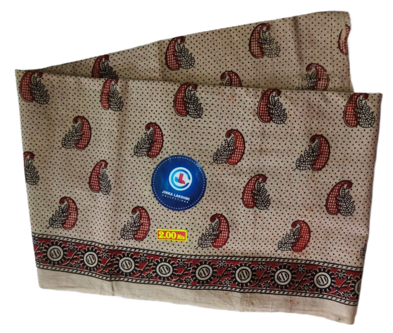 Kalamkari Cotton Lungi 2 Meters