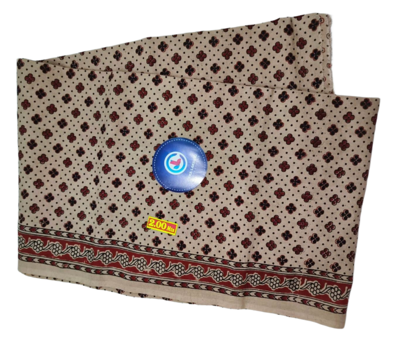 Kalamkari Cotton Lungi 2 Meters