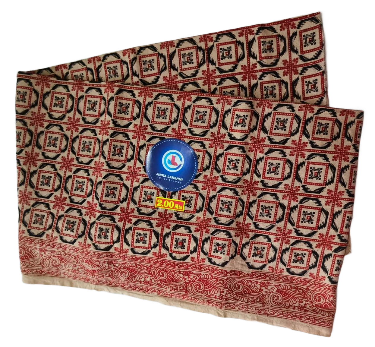 Kalamkari Cotton Lungi 2 Meters