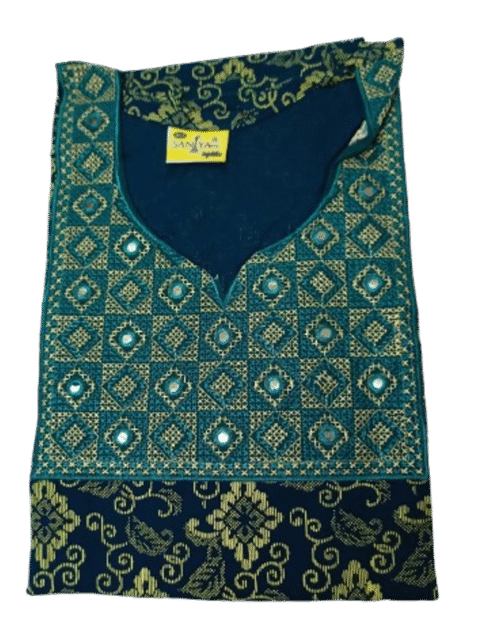 Cotton Embroidered Nighty For Women