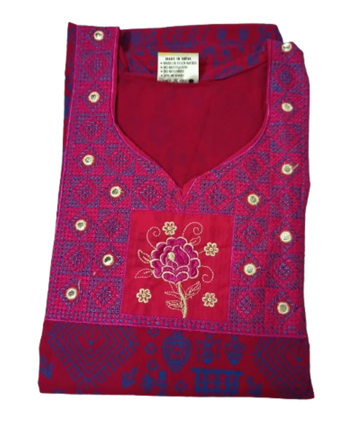 Cotton Embroidered Nighty For Women Cotton Embroidered Nighty For Women