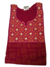 Cotton Embroidered Nighty For Women