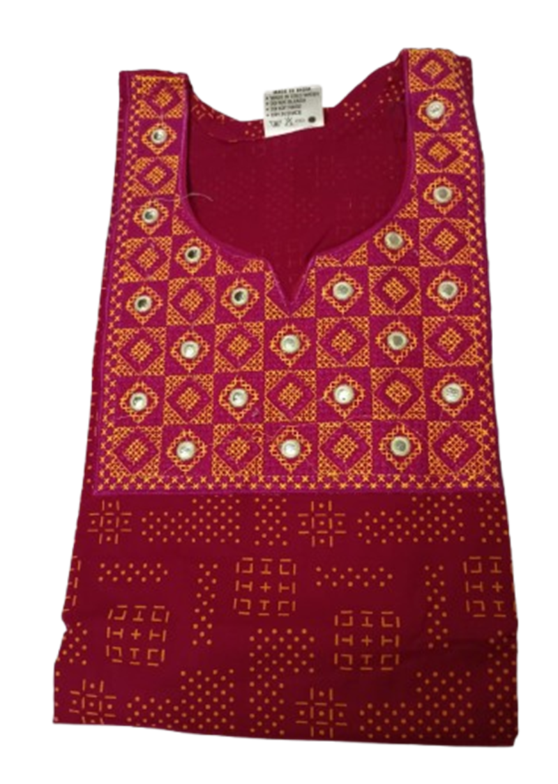 Cotton Embroidered Nighty For Women