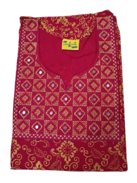 Cotton Embroidered Nighty For Women