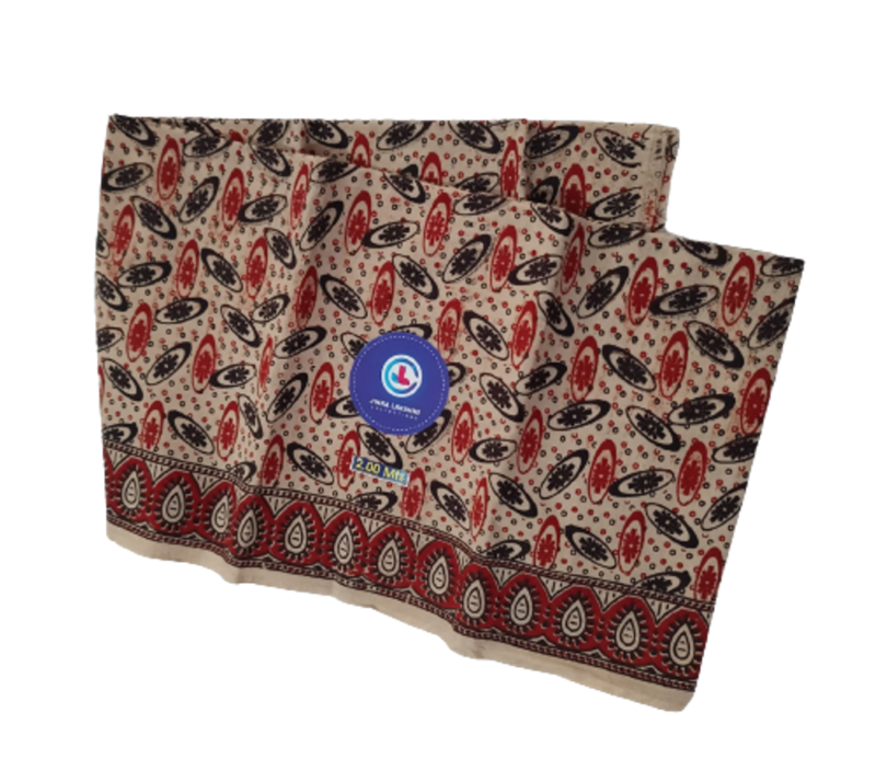 Kalamkari Cotton Lungi 2 Meters