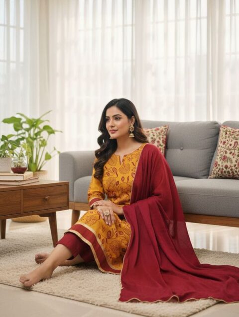 Woman's Cotton Dress Material