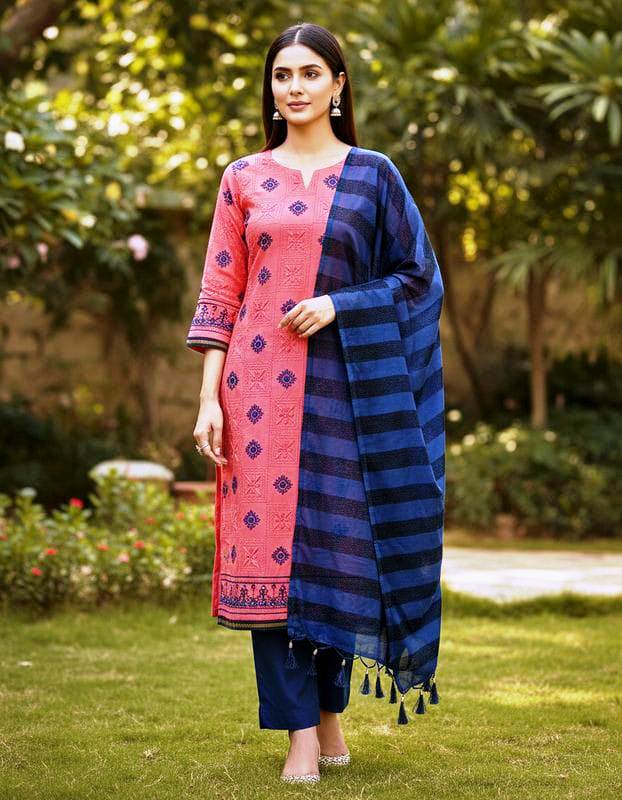 Woman's Cotton Dress Material