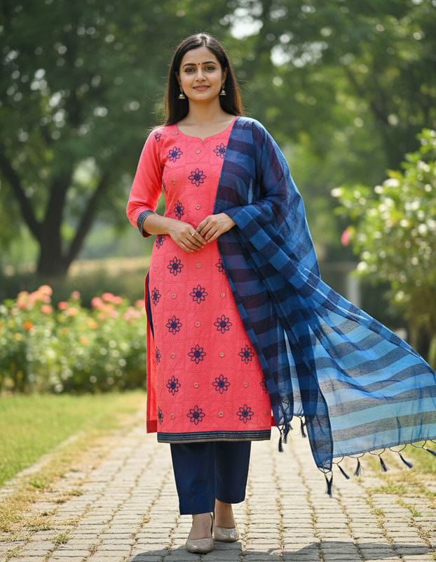 Woman's Cotton Dress Material