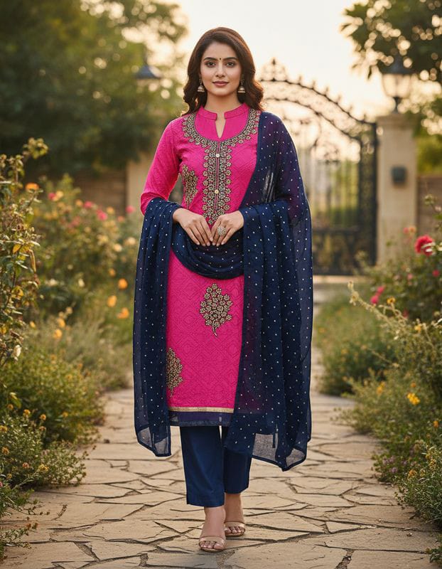 Woman's Cotton Dress Material