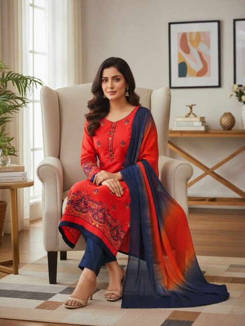 Woman's Cotton Dress Material