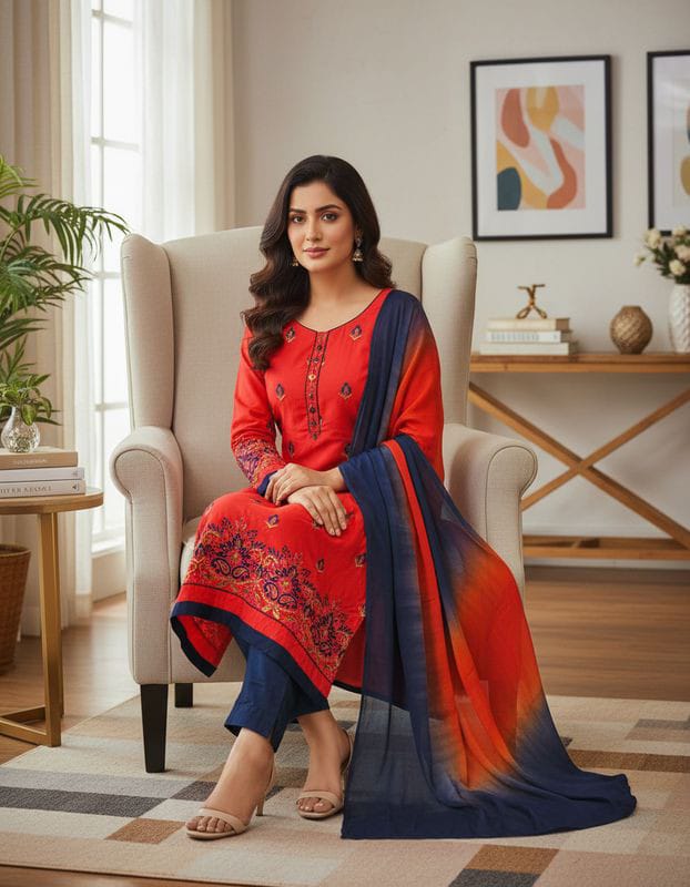 Woman's Cotton Dress Material Woman's Cotton Dress Material