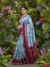 Woman's Linen Saree