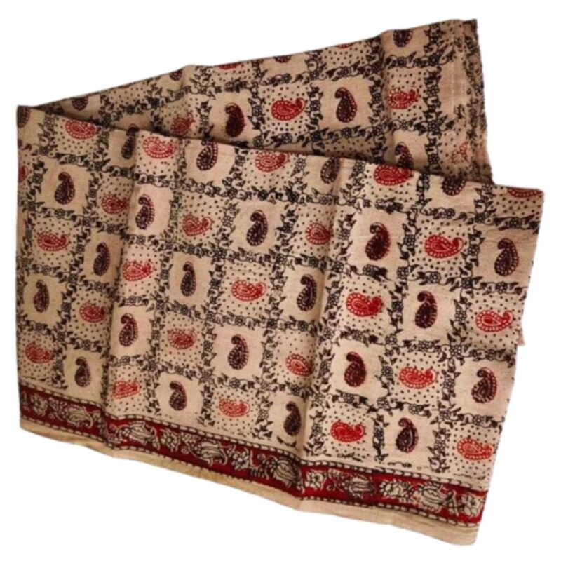 Kalamkari Cotton Lungi 2 Meters Unfolded1