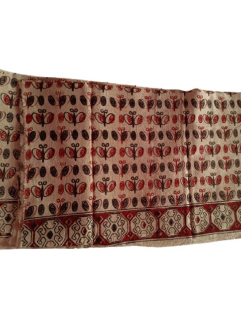 Kalamkari Cotton Lungi 2.25 Meters Unstitched Unfolded1