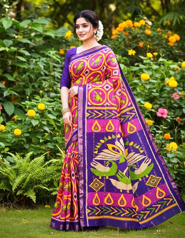 Woman's Cotton Saree Woman's Cotton Saree