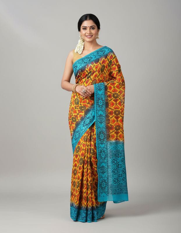 Woman's Cotton Saree Woman's Cotton Saree