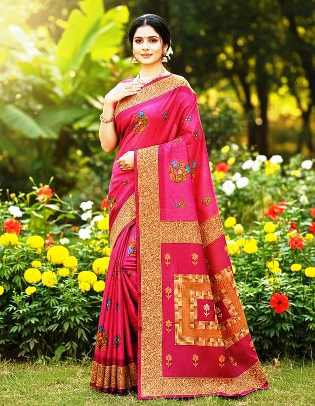 Woman's Cotton Saree Woman's Cotton Saree