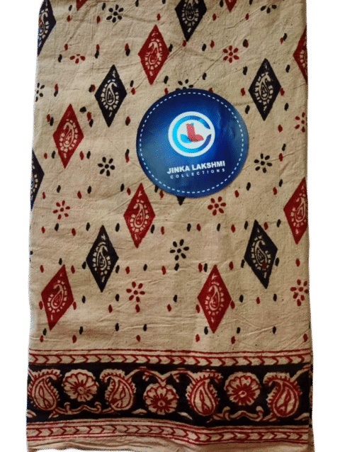 Kalamkari Cotton Lungi 2.25 Meters