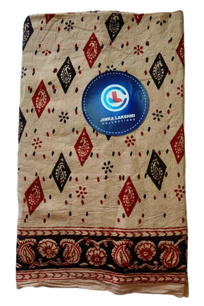 Kalamkari Cotton Lungi 2.25 Meters